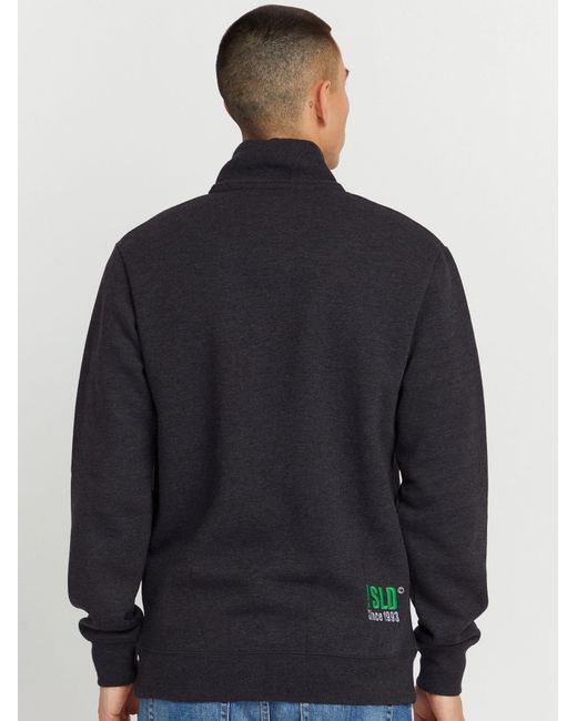 Solid Sweatshirt in Blue für Herren