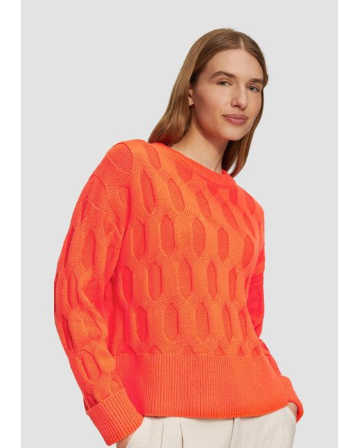 S.oliver Orange Pullover