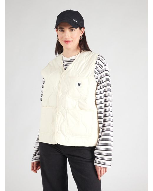Carhartt White Weste 'Skyler'