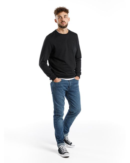 Spitzbub Pullover Theo in Black für Herren