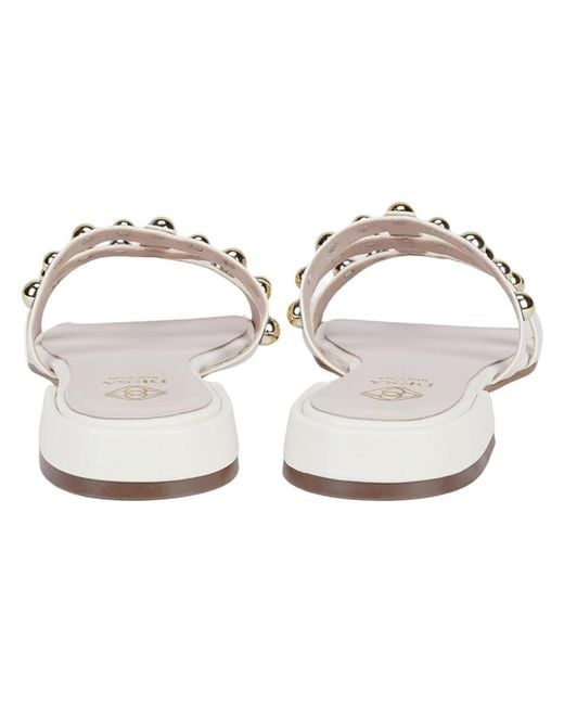 Desa White Pantolette Folien