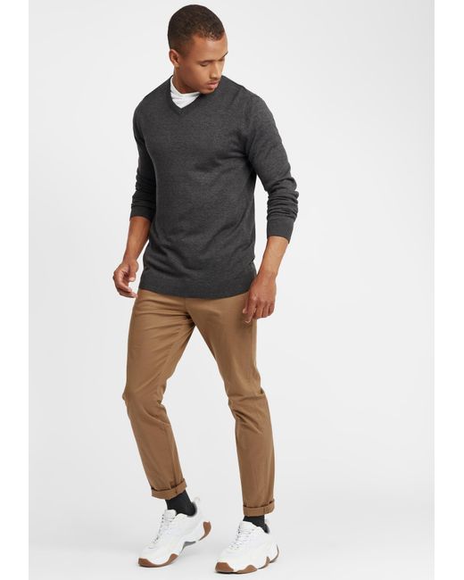 Solid Pullover Alegre in Gray für Herren