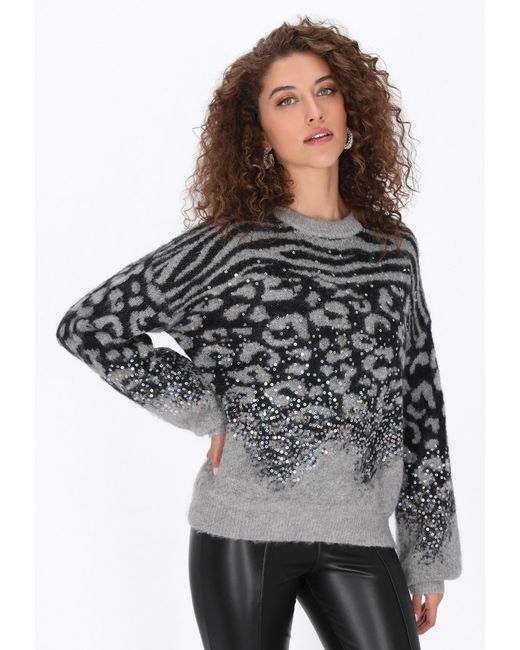 faina Black Pullover