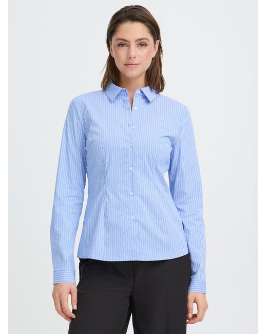 Ichi Blue Bluse Ihdima