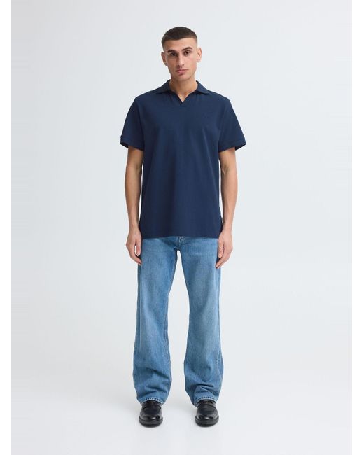 Solid Poloshirt Sdbetova in Blue für Herren