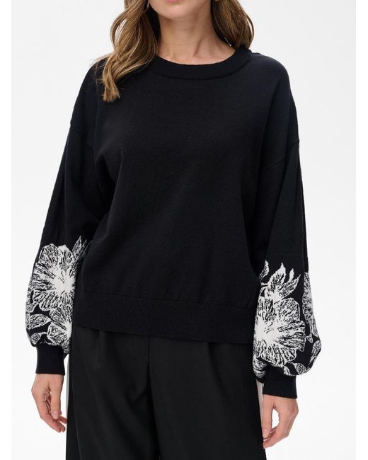 Blue Shadow Black Pullover