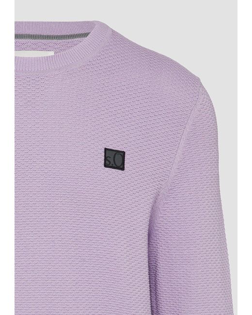 S.oliver Pullover in Purple für Herren
