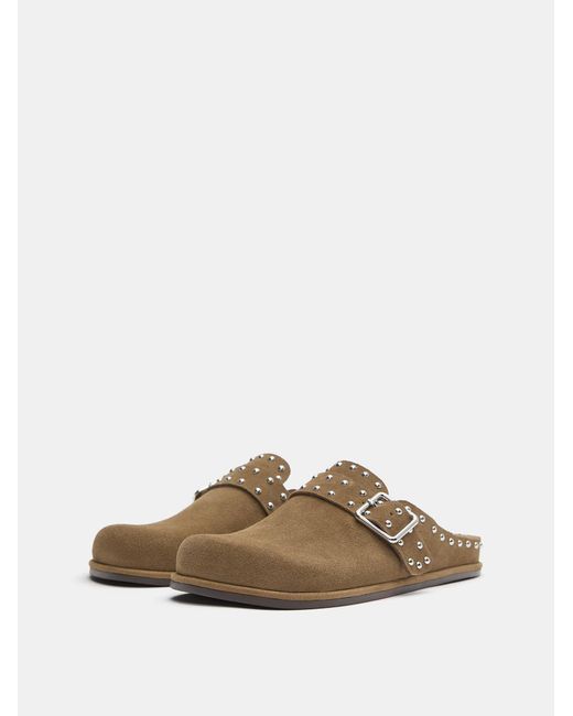 Pull&Bear Brown Pantolette