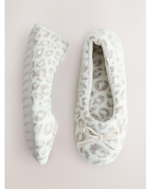 Next White Hausschuh
