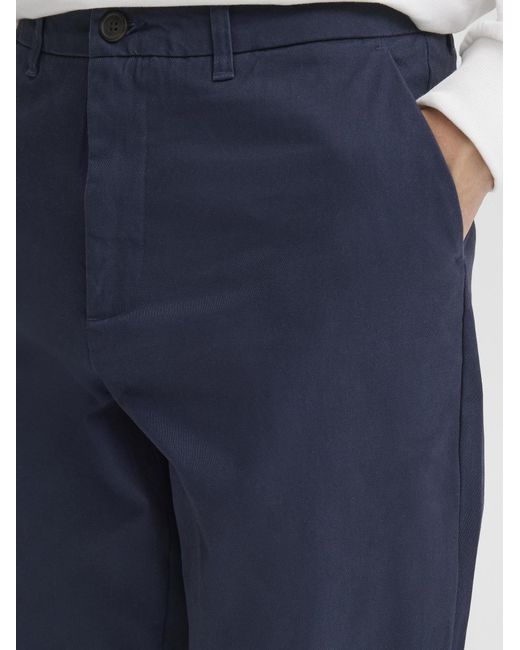 Solid Chinohose Sdtate in Blue für Herren