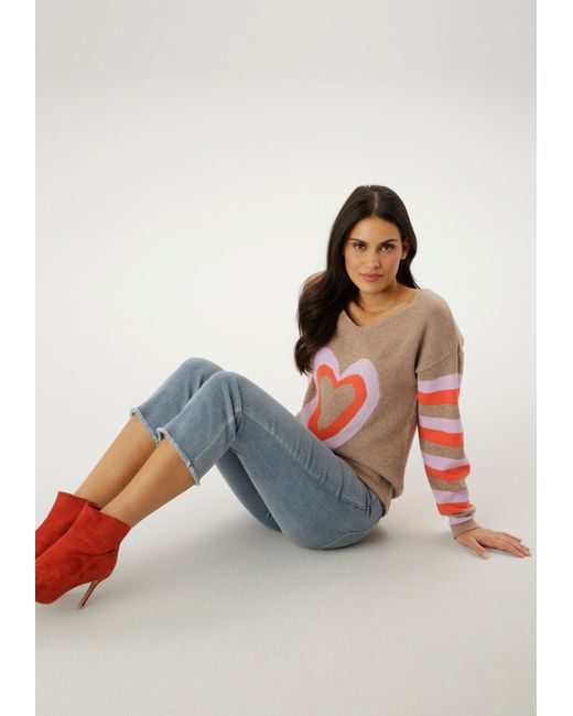 Aniston SELECTED Multicolor Pullover