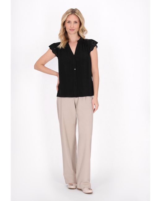 Usha Black Bluse Fashion Look