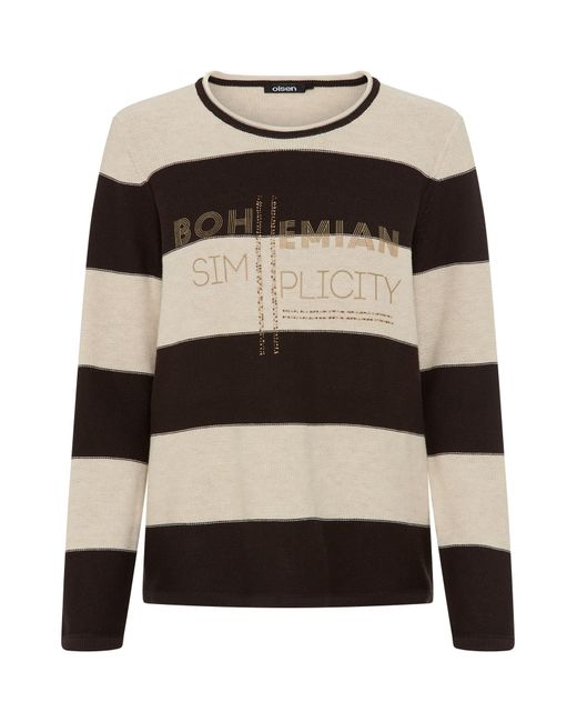 Olsen Black Pullover Henny
