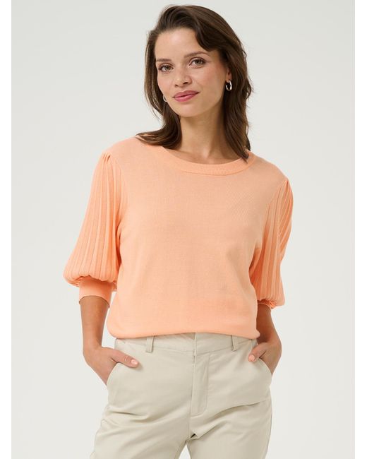 Kaffe White Pullover Kalone