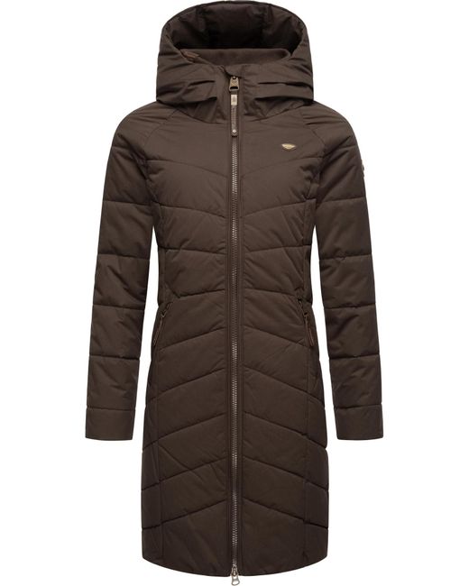 Ragwear Brown Wintermantel 'Dizzie'
