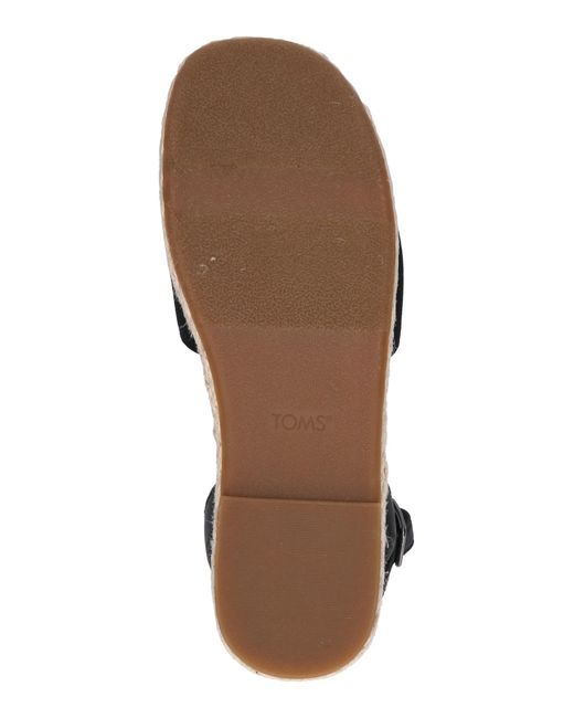 TOMS Black Sandale