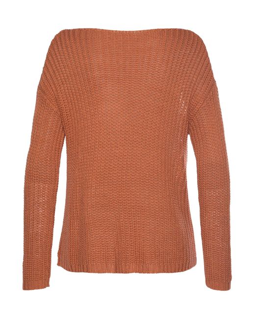 Lascana Orange Pullover