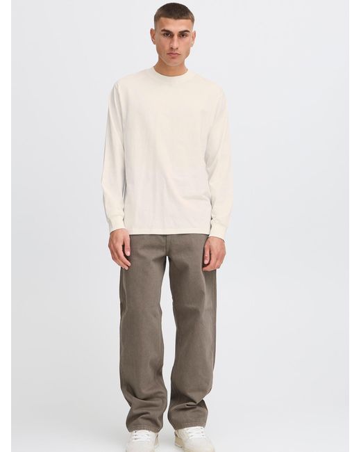 Solid Sweatshirt Sdreynaldo in White für Herren