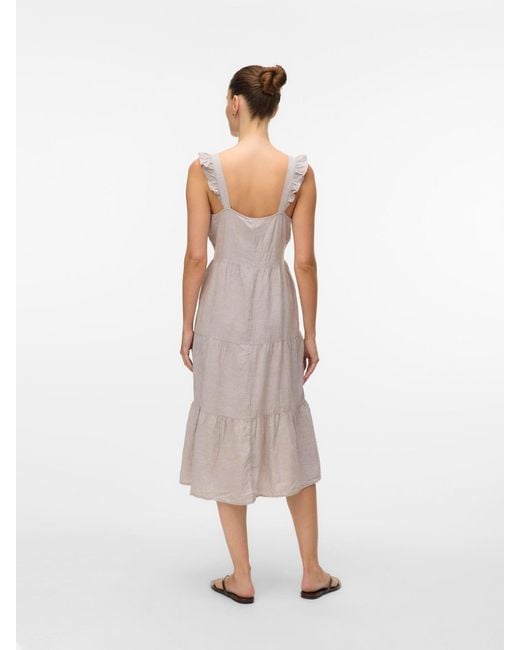 Vero Moda Gray Kleid 'Vmlinn'