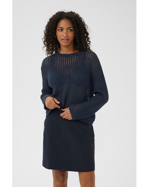 Kaffe Blue Pullover Kasolar