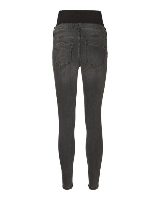Vero Moda Black Regular-fit-Jeans TANYA (1-tlg) Plain/ohne Details