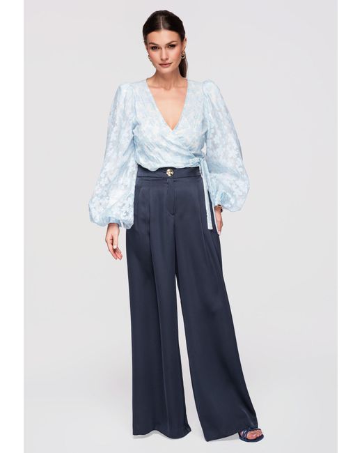 Ombre White Bluse