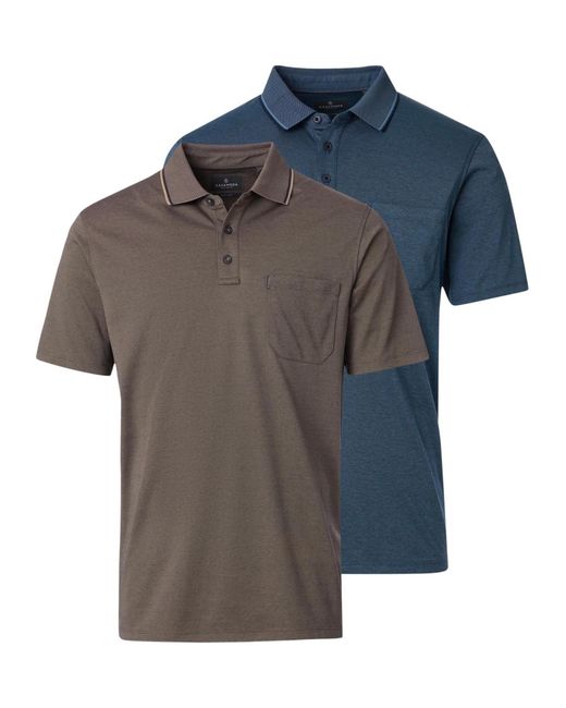 CASA MODA Shirt Basic in Blue für Herren