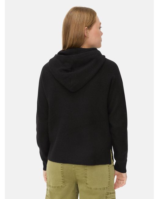 Camel Active Black Strickpullover Mit Kapuze