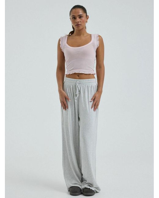 Seamless Basic White Top Cotton