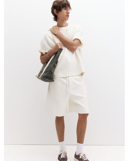 Pull&Bear Shorts in White für Herren