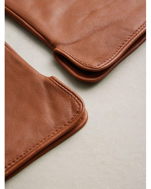 Next Brown Fingerhandschuhe