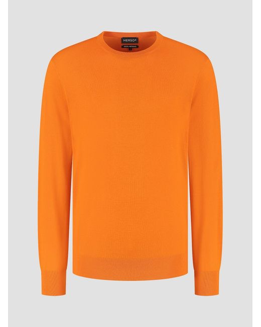 merso Pullover in Orange für Herren