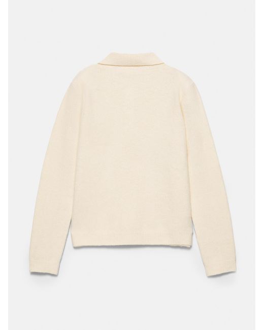 Pull&Bear White Pullover