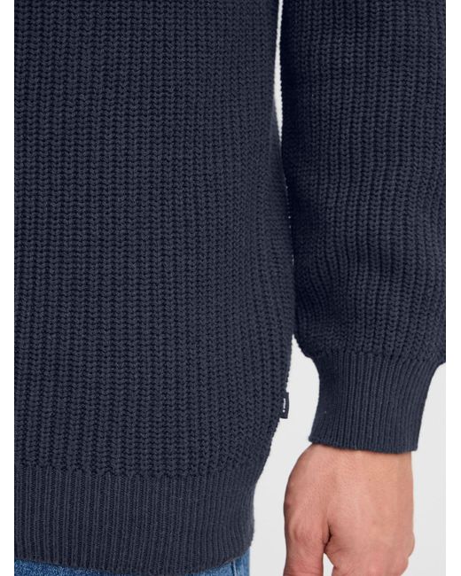 Solid Strickjacke in Black für Herren