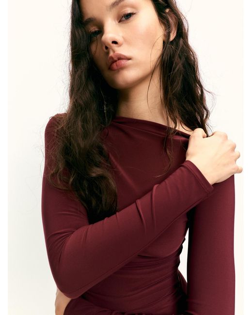 Pull&Bear Purple Kleid