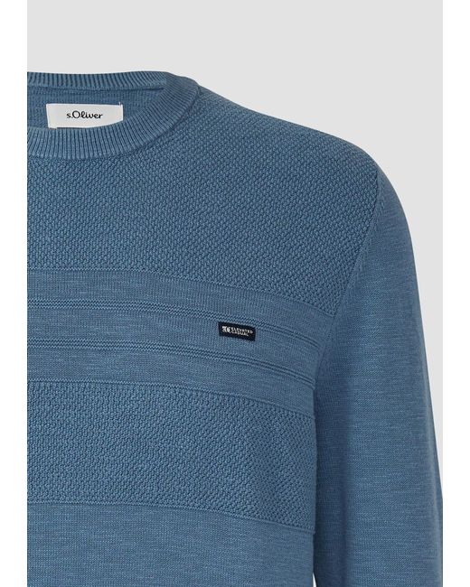 S.oliver Pullover in Blue für Herren