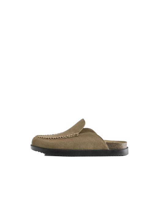 Pull&Bear Clogs in Brown für Herren