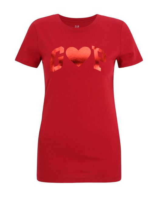 Gap Red T-Shirt 'Clsc'