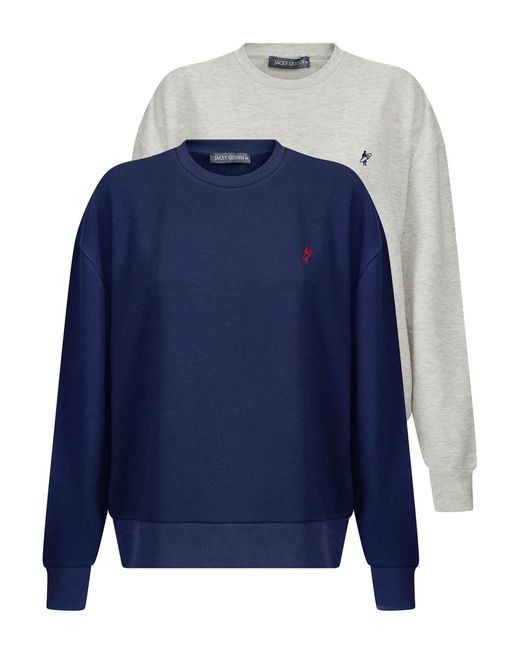 Jacey Quinn Blue Sweatshirt