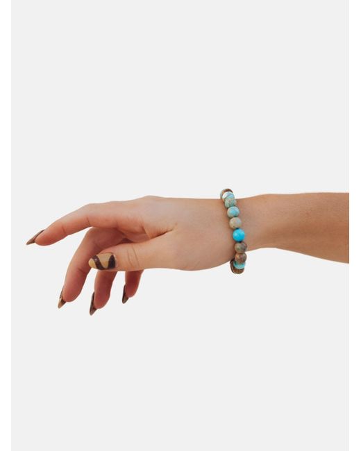 GOOD.designs Perlenarmband in Blue für Herren