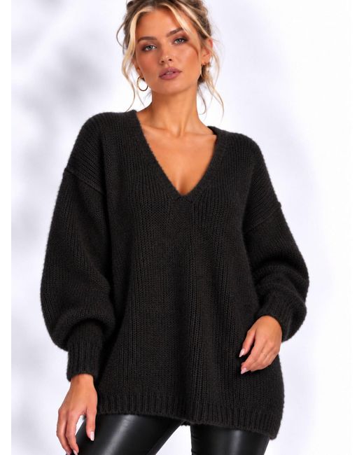 Worldclassca Black Oversizepullover