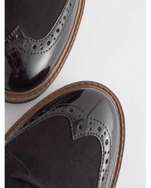 Next Brown Schnürschuh