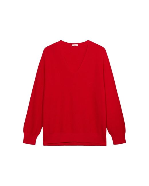 Oltre Red Pullover