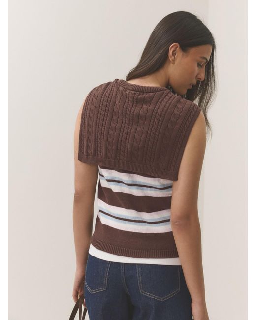 Next Brown Pullunder