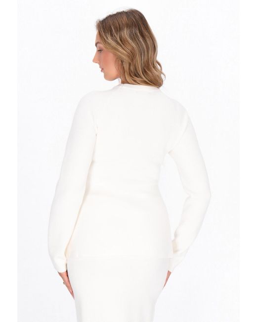 faina White Pullover