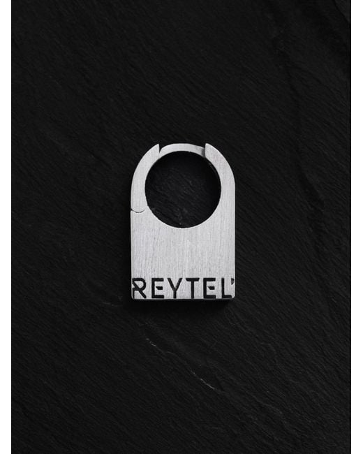 REYTEL Ohrring Tag in Metallic für Herren