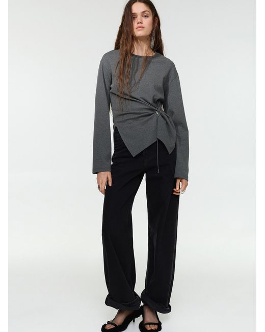 Pull&Bear Gray Shirt