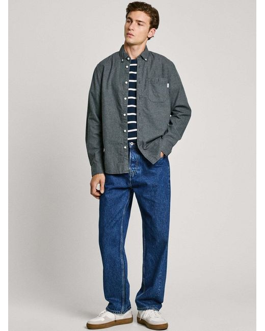 Pepe Jeans Hemd Mike in Blue für Herren