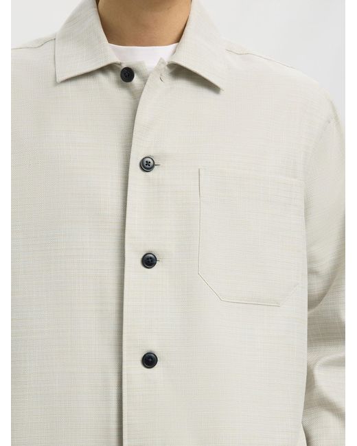 SELECTED Hemd in White für Herren
