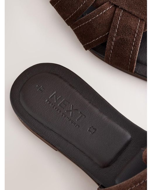 Next Brown Pantolette